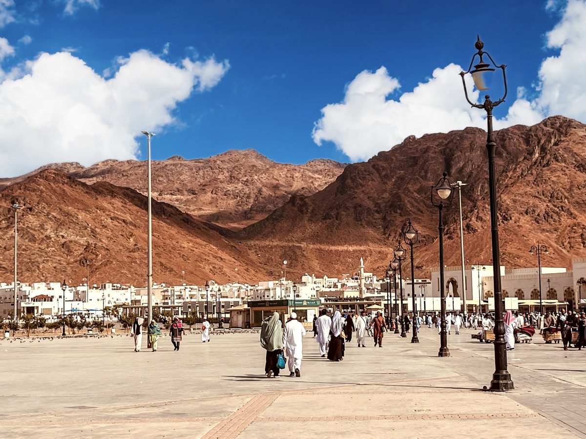 Tomb of the martyrs of Uhud near Masjid Sayyid al-Shuhada