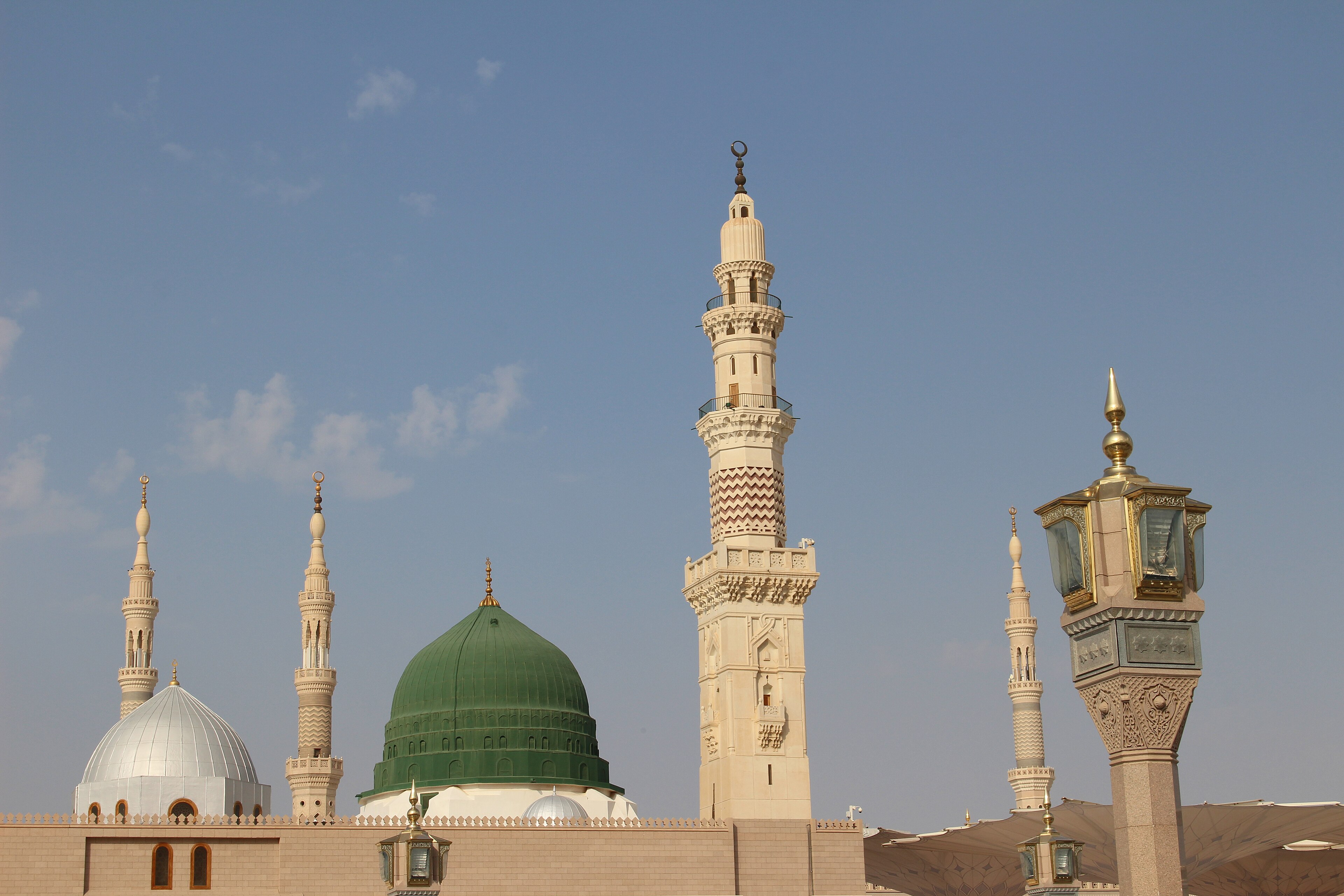 Atmosphere near the Green Dome in Madinah