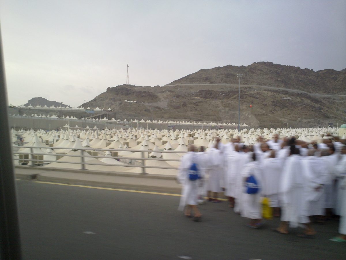 Pilgrim tents at Mina